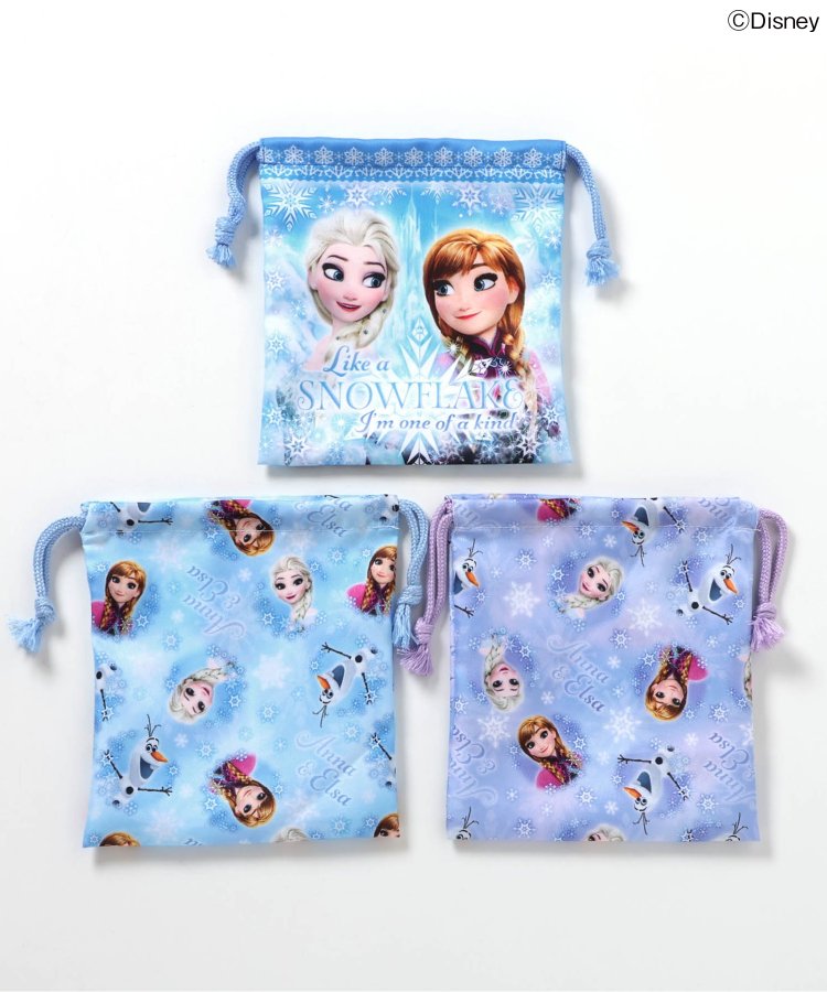 アナと雪の女王】巾着3枚セット - F.O.Online Store（エフオー 