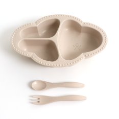 Baby Plate&cutlery(ベージュ)