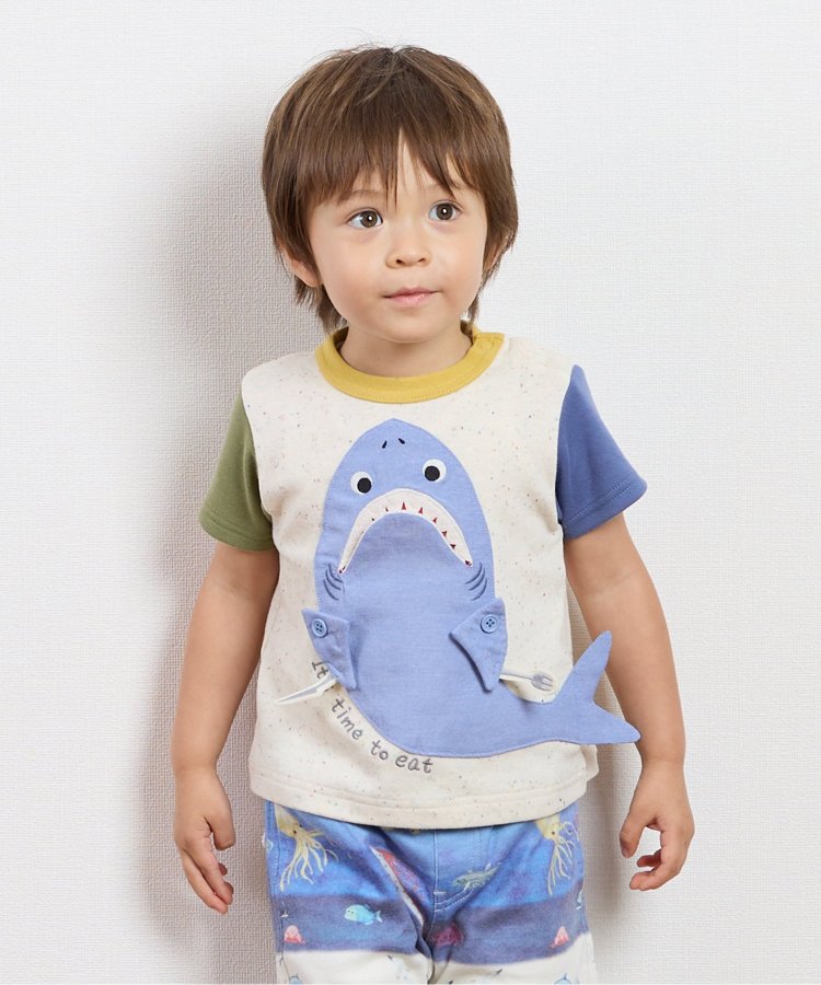 サメ＆クジラマスコットもぐもぐTシャツ - BIT'Z（ビッツ）｜F.O.KIDS ...