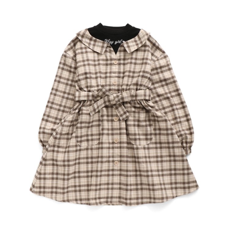 チェックドッキングワンピ Algy アルジー Algy アルジー 公式通販