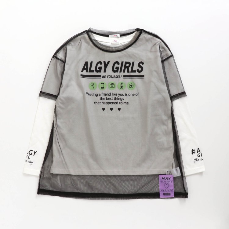 シースルーtシャツ ロンtセット Algy アルジー Algy アルジー 公式通販