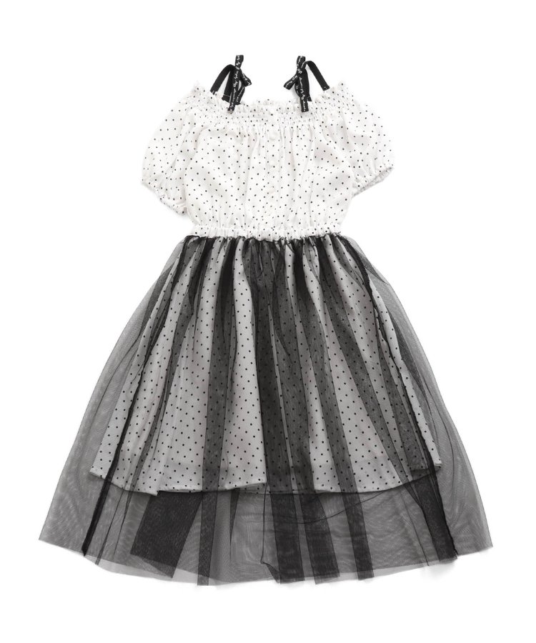 ニコ プチ4月号掲載 チュールレイヤードオフショルワンピ Algy アルジー Algy アルジー 公式通販