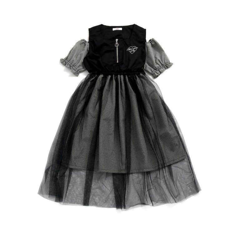 ニコ プチ6月号掲載 チュールドッキングワンピ Algy アルジー Algy アルジー 公式通販