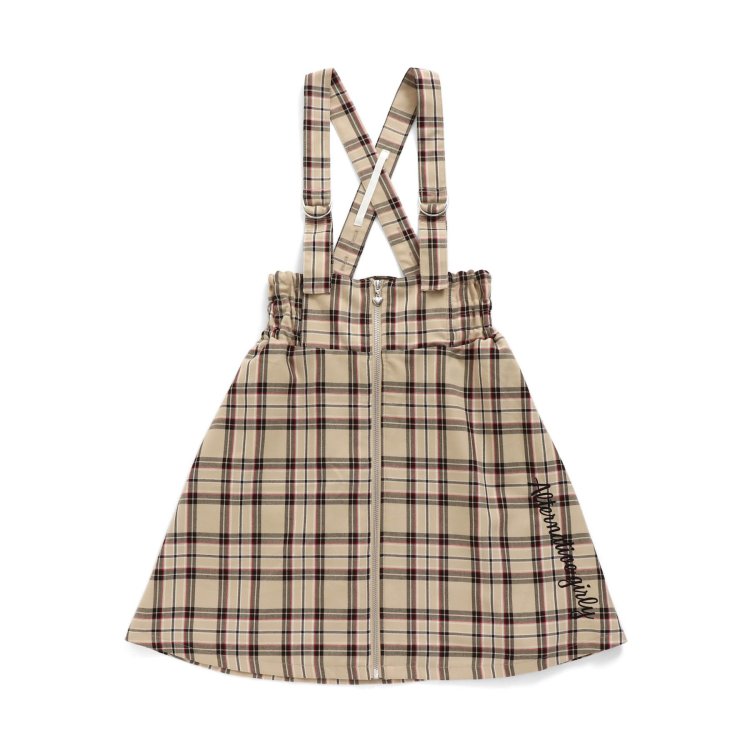 フロントジップチェックジャンスカ Algy アルジー Algy アルジー 公式通販