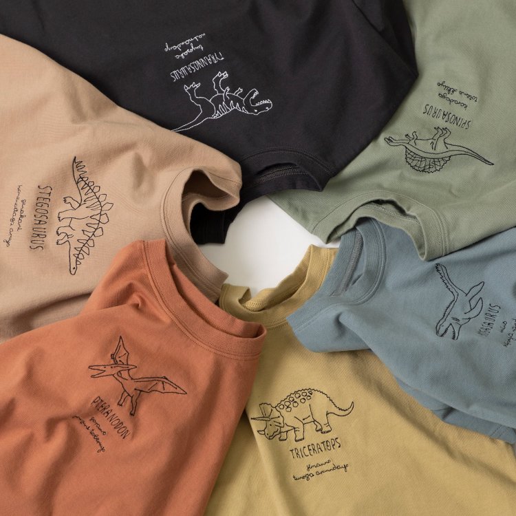 6柄恐竜刺繍tシャツ Breeze ブリーズ Breeze ブリーズ 公式通販