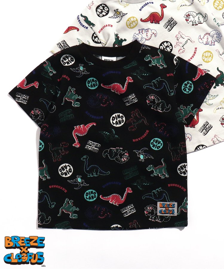 90s ディズニー ダイナソー 半袖 シャツ ブラック 黒 恐竜