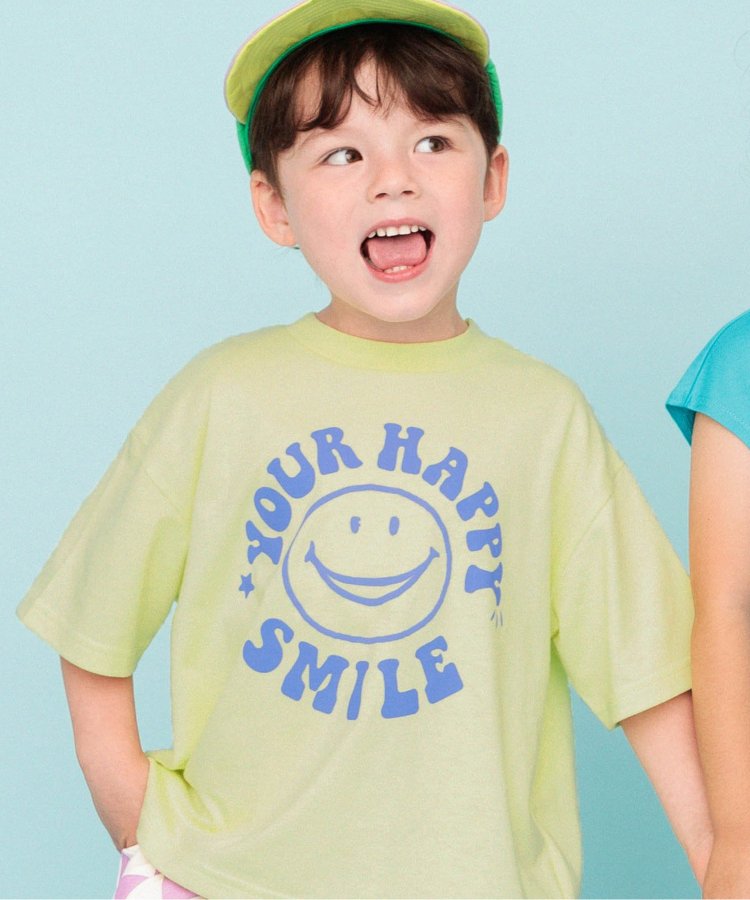 BREEZE あったかくっ スマイルTシャツ 110cm