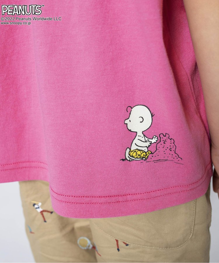 【 gelato pique 】スヌーピーTシャツ×ロングパンツ ピンク