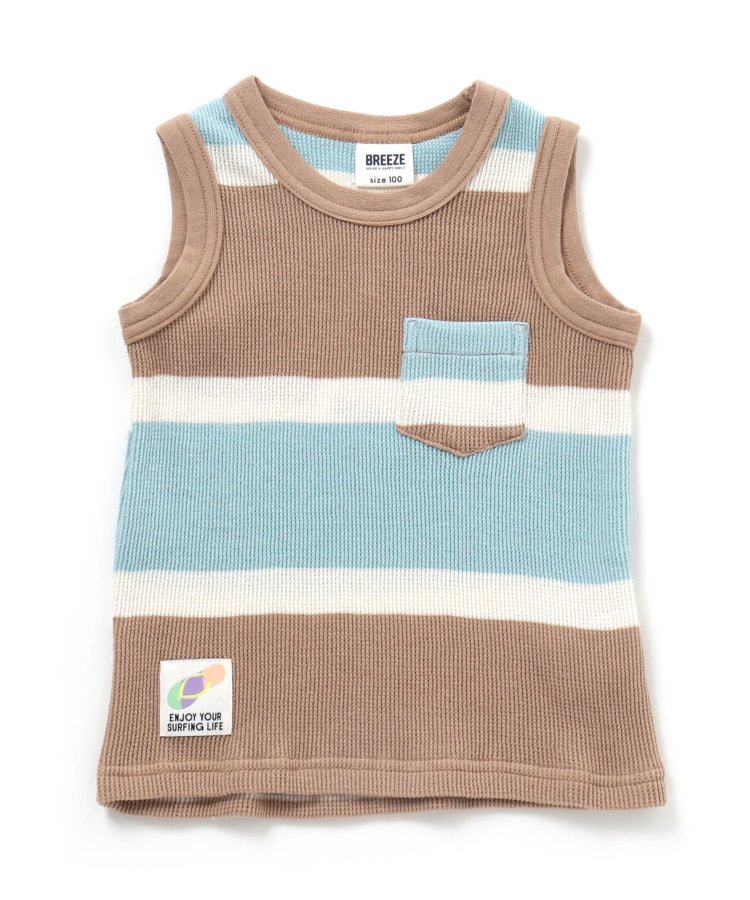 ワッフルボーダータンクトップ Breeze ブリーズ Breeze ブリーズ 公式通販 ワッフルボーダータンクトップ Breeze ブリーズ Breeze ブリーズ 公式通販