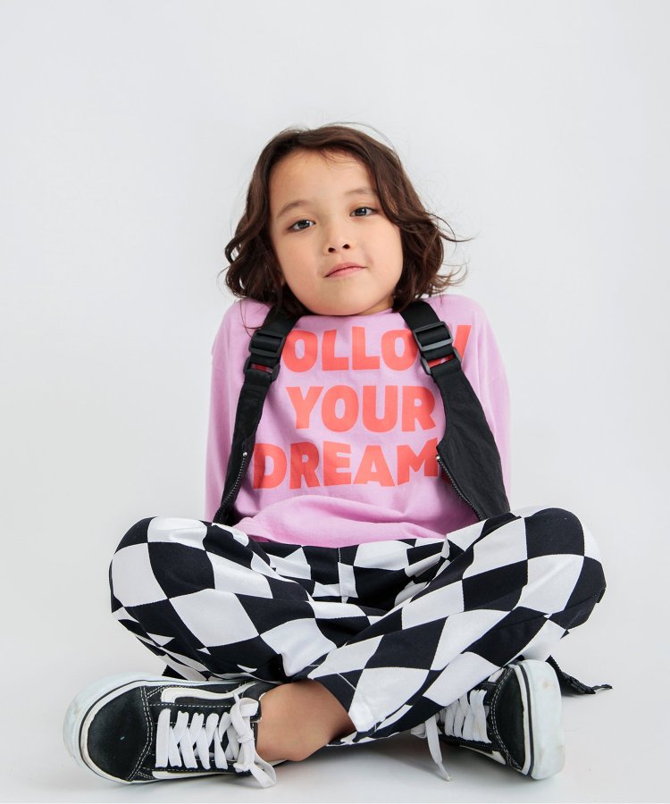 ブリーズ BREEZE ロゴ&ナンバリング 幅広く ロンT （ピンク） 