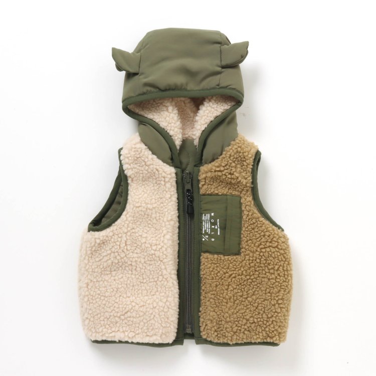 ベビーリバーシブルボアベスト Breeze ブリーズ Breeze ブリーズ 公式通販