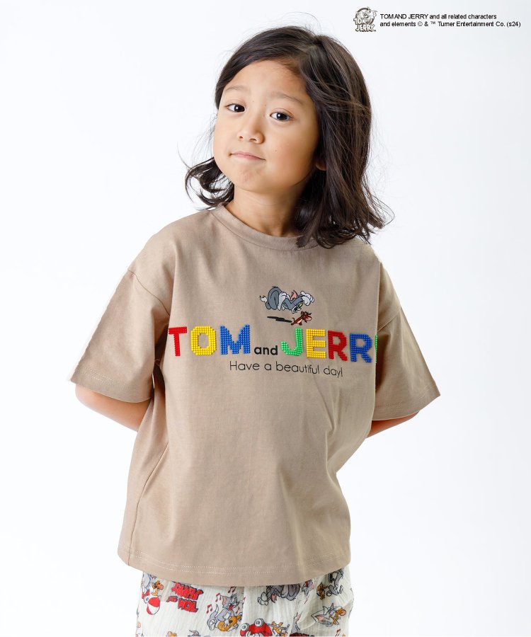 24'夏新作 F.O.KIDS エフオーキッズ アーチロゴアップリケTシャツ ...