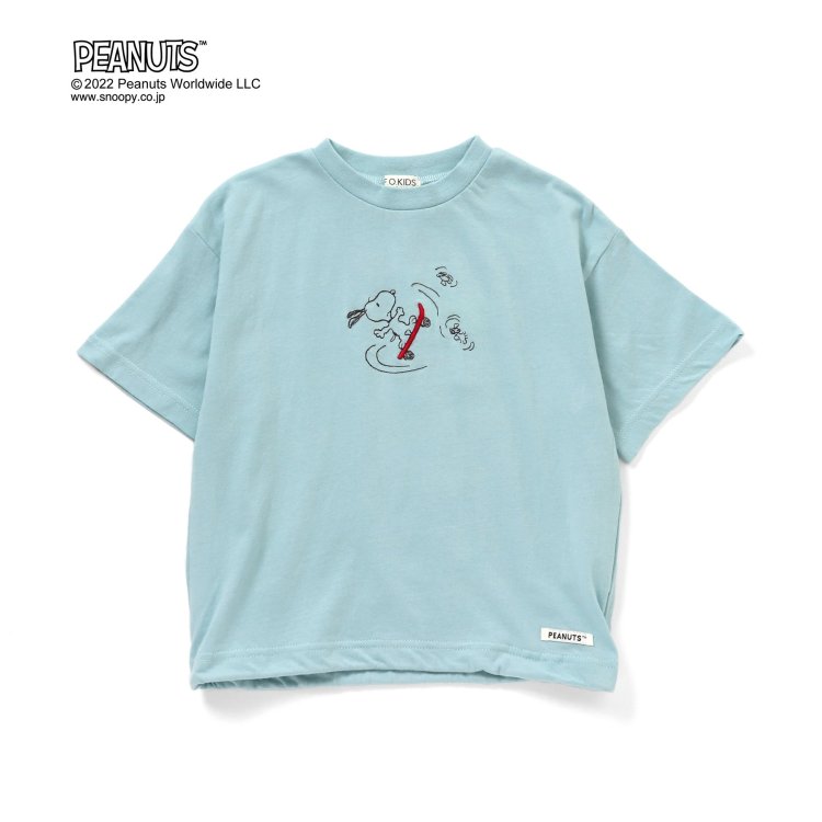 PEANUTS モチーフ刺繍ドロストTシャツ - F.O.KIDS（エフ・オー・キッズ）｜F.O.KIDS MART（エフオーキッズマート）公式通販