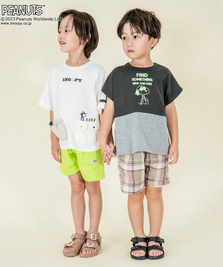 PEANUTSコラボ バイカラーTシャツ - F.O.KIDS（エフ・オー・キッズ