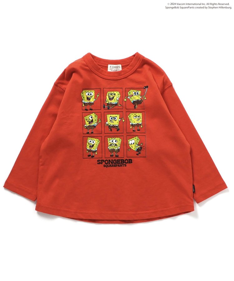 親子お揃い可能】スポンジ・ボブ 長袖Tシャツ - F.O.KIDS（エフ・オー・キッズ）｜F.O.KIDS MART（エフオーキッズマート）公式通販