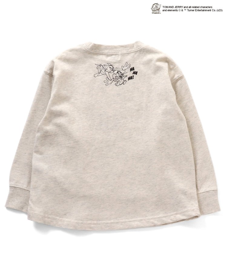 トムとジェリーコラボ モチーフ刺繍長袖Tシャツ - F.O.KIDS（エフ