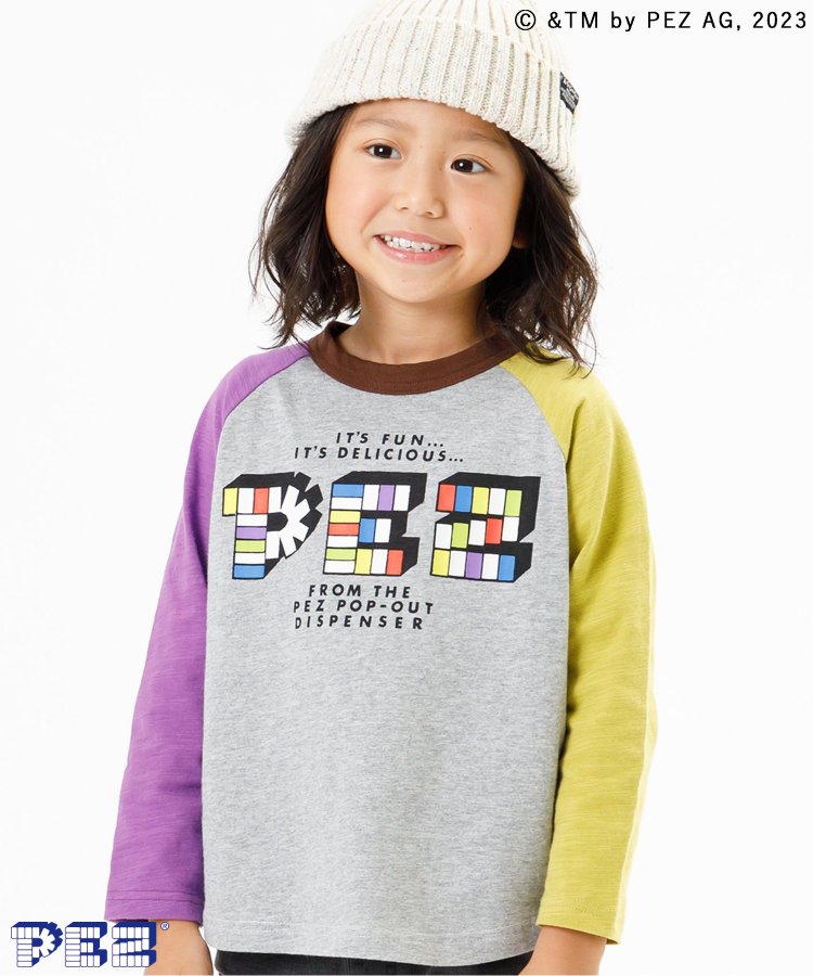 PEZコラボ ラグラン長袖Tシャツ - F.O.KIDS（エフ・オー・キッズ