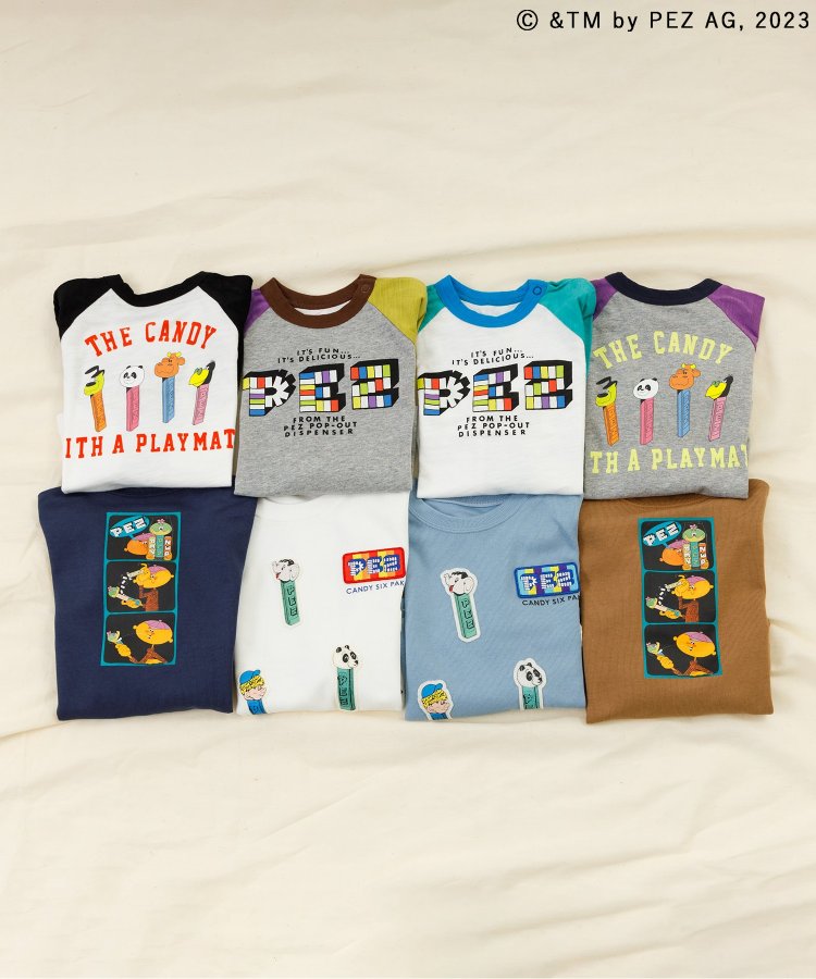 PEZコラボ ラグラン長袖Tシャツ - F.O.KIDS（エフ・オー・キッズ