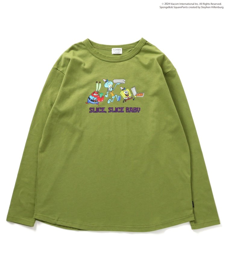 親子お揃い可能】スポンジ・ボブ 長袖Tシャツ（オトナ） - F.O.KIDS（エフ・オー・キッズ）｜F.O.KIDS  MART（エフオーキッズマート）公式通販