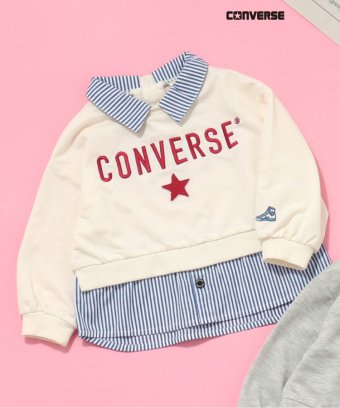 CONVERSE シャツレイヤードトップス