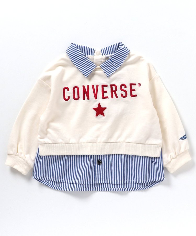 CONVERSE シャツレイヤードトップス - apres les cours 