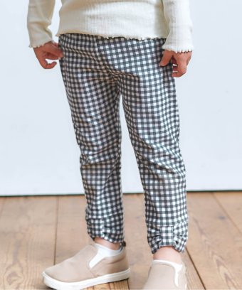裾リボン/7days Style pants 9分丈