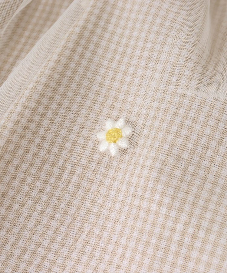 お花刺繍チュールドッキングトップス - apres les cours