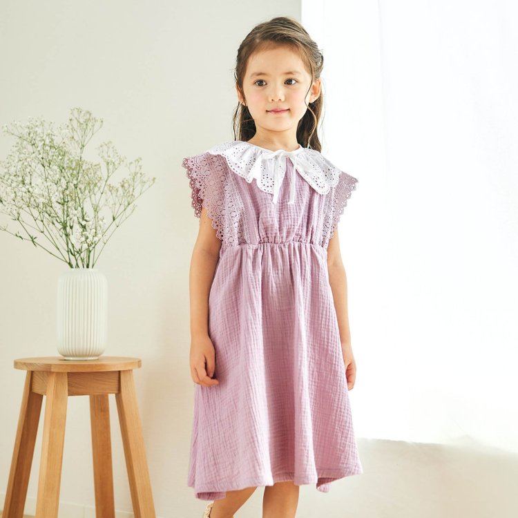 レース衿セットワンピース Apres Les Cours アプレレクール Apres Les Cours アプレレクール 公式通販