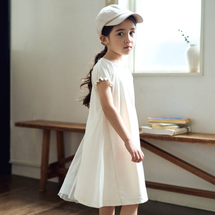 チュール切り替えワンピース Apres Les Cours アプレレクール Apres Les Cours アプレレクール 公式通販