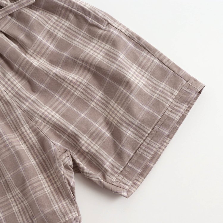 2柄チェックパンツ 5分丈 Apres Les Cours アプレレクール Apres Les Cours アプレレクール 公式通販