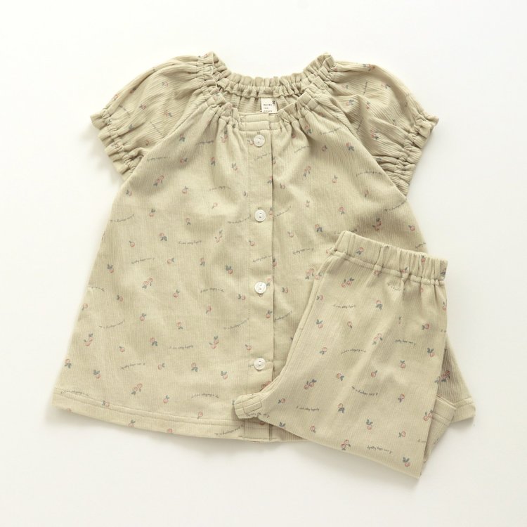 ピーチ柄パジャマ 5分丈 Apres Les Cours アプレレクール Apres Les Cours アプレレクール 公式通販