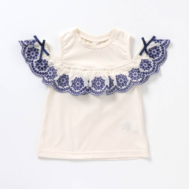 レースオフショルtシャツ Apres Les Cours アプレレクール Apres Les Cours アプレレクール 公式通販