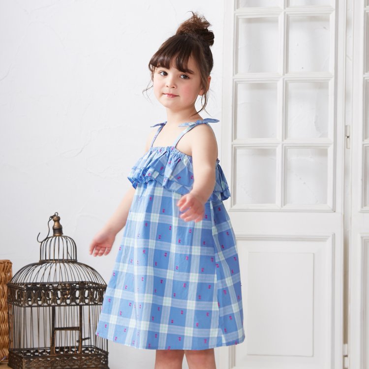 チェックドビーサンドレス Apres Les Cours アプレレクール Apres Les Cours アプレレクール 公式通販