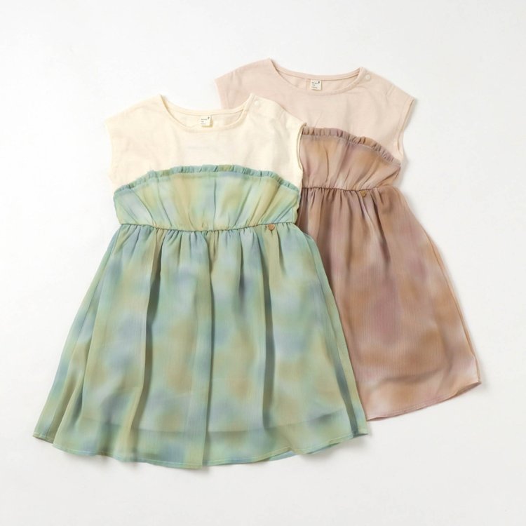 タイダイドッキングワンピース Apres Les Cours アプレレクール Apres Les Cours アプレレクール 公式通販