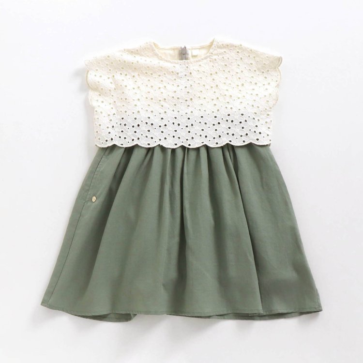 Web限定 レース切替スカラップワンピース Apres Les Cours アプレレクール Apres Les Cours アプレレクール 公式通販