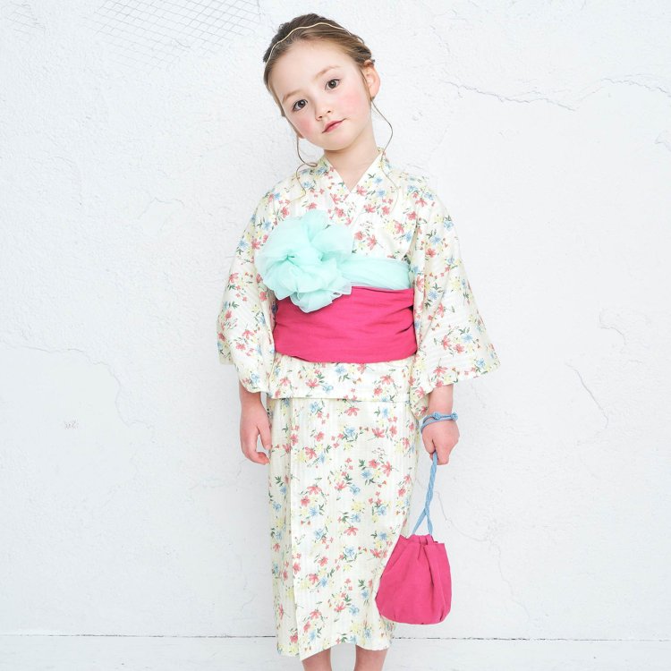 小花柄浴衣セット Apres Les Cours アプレレクール Apres Les Cours アプレレクール 公式通販