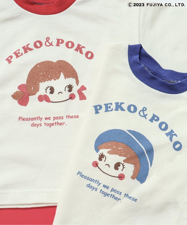 PEKO＆POKO リンガーTシャツ - apres les cours (アプレレクール