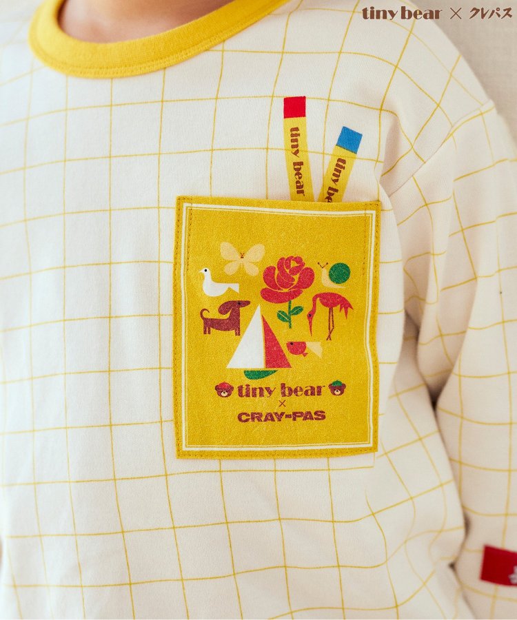 tiny bear×クレパス 2柄Tシャツ - apres les cours (アプレレクール