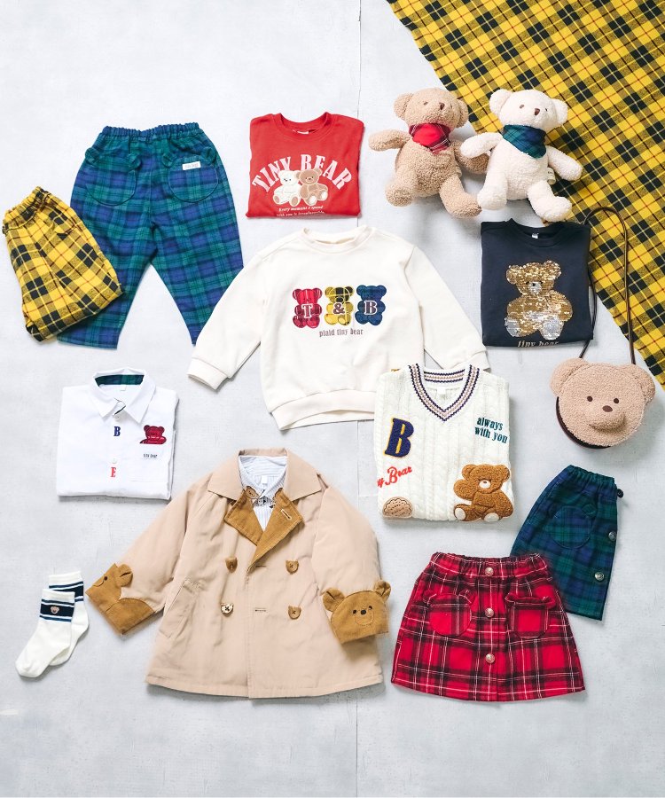 tiny bear 2柄シャツ - apres les cours (アプレレクール)｜après les cours（アプレレクール）公式通販