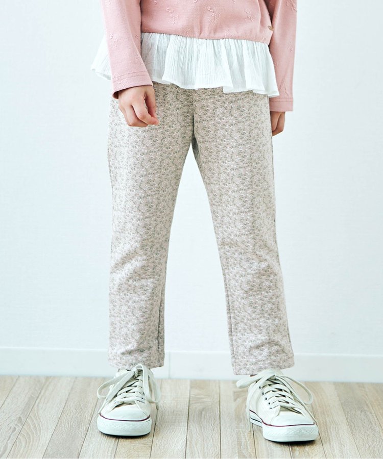 ウエストフリル/7days Style pants 10分丈_ストレッチ - apres les