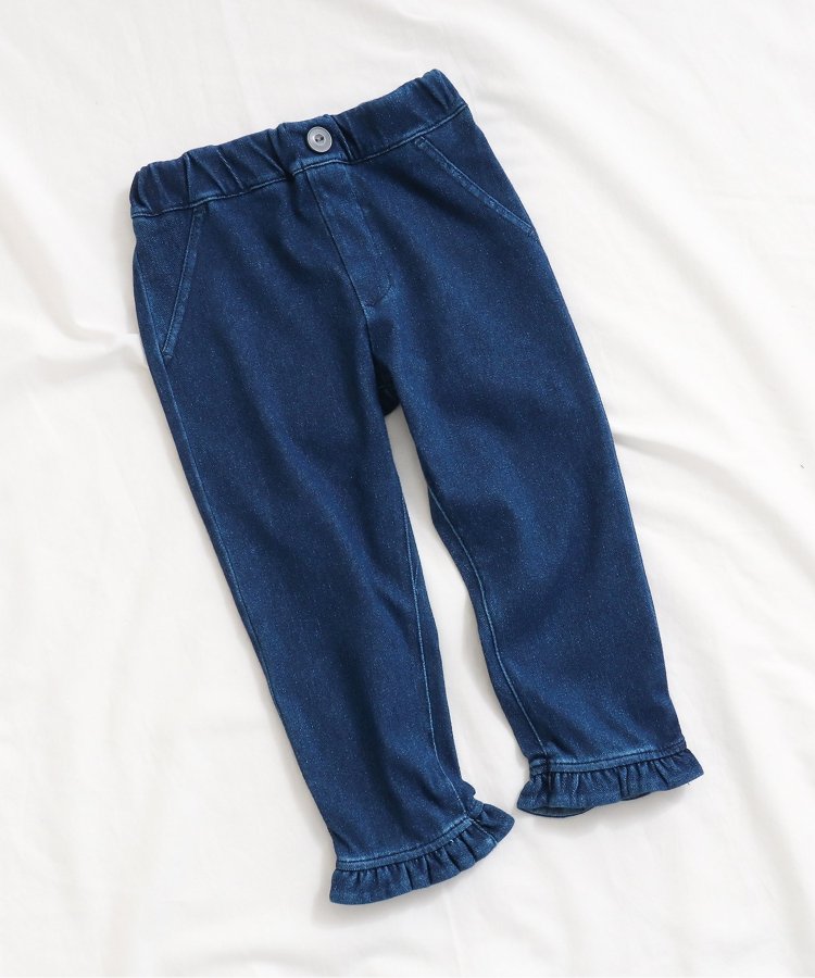 WEB限定 裾フリル/7days Style pants 9分丈_防汚加工 - apres les