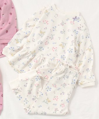 いちご・花柄パジャマ