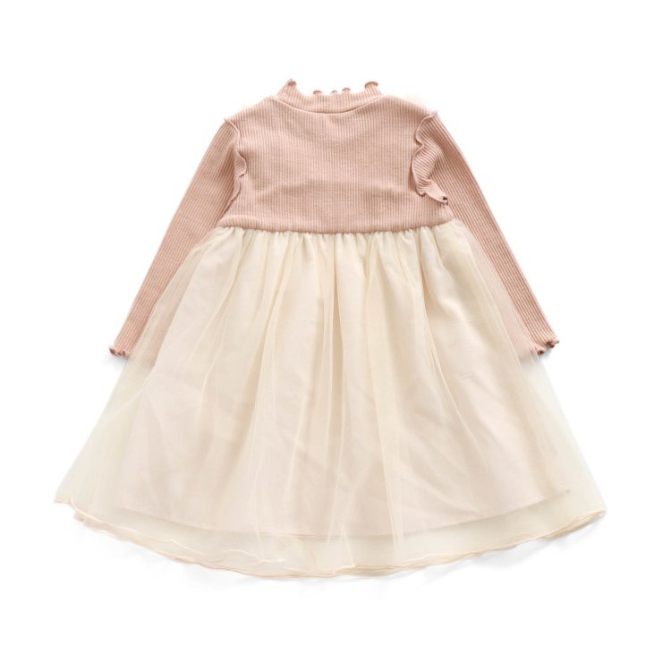 Web限定 肩モチーフチュールドッキングワンピース Apres Les Cours アプレレクール Apres Les Cours アプレレクール 公式通販