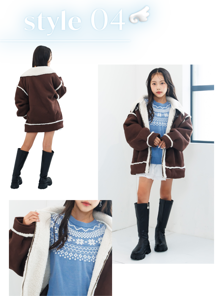 style 04 ムートンブルゾン
