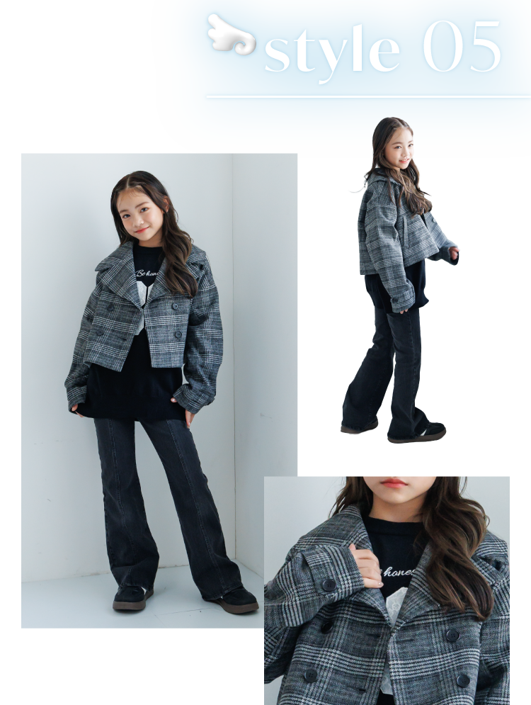 style 05 ショート丈ピーコート