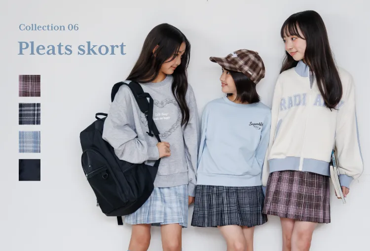 Pleats skort
