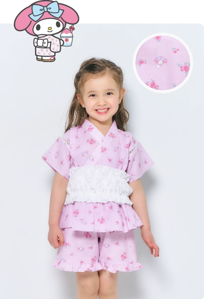 サンリオキャラクターズコラボ甚平の置き画像