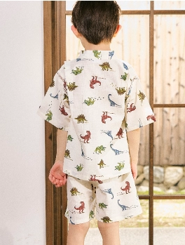 きょうりゅう柄・男の子用甚平