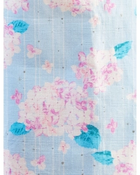 サックスのあじさい柄