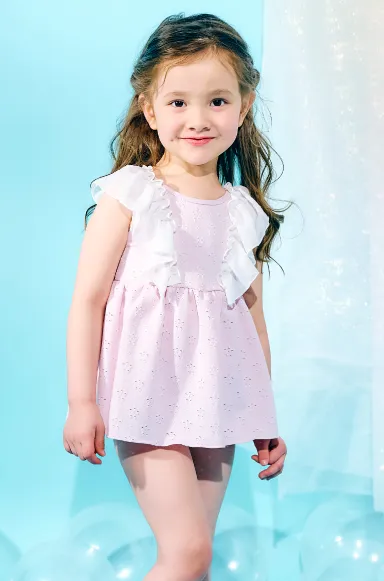 バックリボンレースワンピース水着